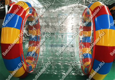 Аттракцион Водный роллер "Комбинированный" ПВХ, 2,2*2*2 м