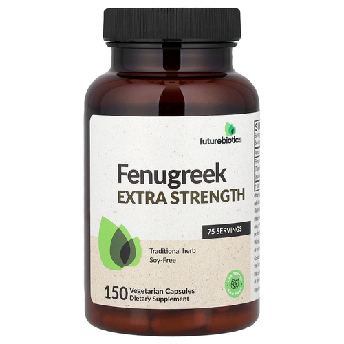 Futurebiotics, пажитник, 150 вегетарианских капсул (120 мг в 1 капсуле)