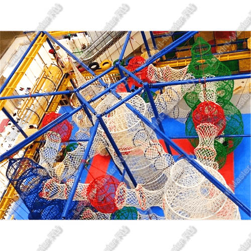 Детский веревочный парк для торгового центра "Паутина"