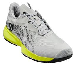 Теннисные кроссовки Wilson Kaos Swift 1.5 2024 - pearl blue/black/safety yellow - Black Blue Gray Yellow