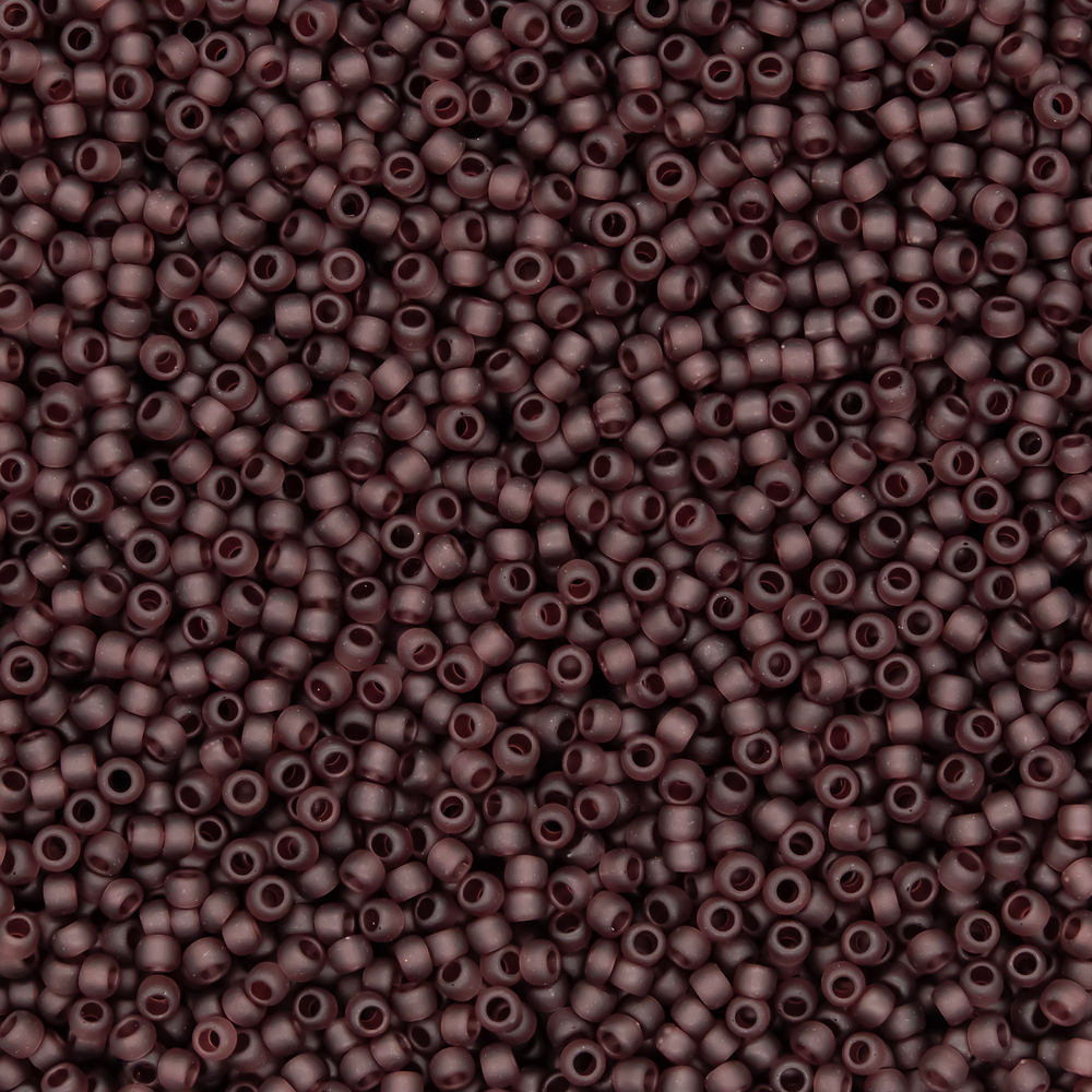 Японский бисер TOHO Round 15/0 (№6СF), прозрачный матовый