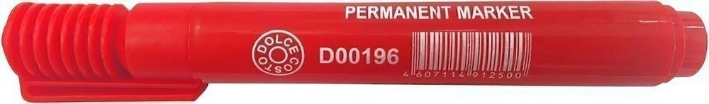 Маркер перм.красный (DOLCE COSTO)