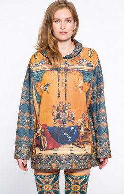 Комплект (худи и гетры) "Гротески", по мотивам фламандской шпалеры 17 века из серии «Гротеск»