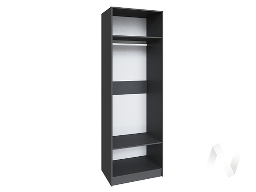 Шкаф Мадрид 0;75 без зеркала (графит серый)