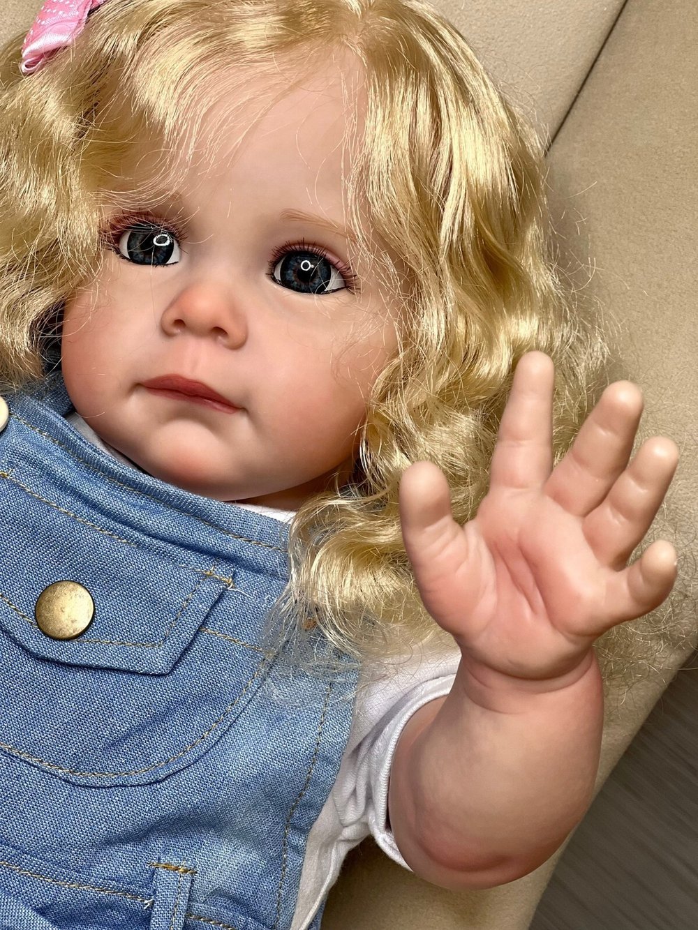 Кукла Реборн мягконабивная 60см в пакете (FA-007)