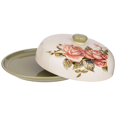 Блюдо для блинов 23см "Корейская роза"