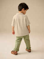 Рубашка с коротким рукавом для мальчика Next AB6-486, Бежевый