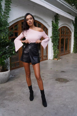 Шорты Sabina Leather