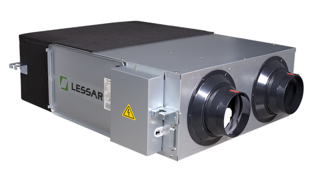 Вентиляционная установка с пластинчатым рекуператором LESSAR LV-PACU-1200-P-AC-WIFI-E50