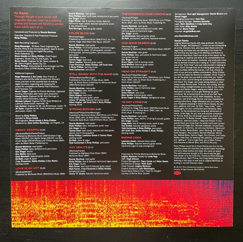 Ronnie Montrose - 10X10 (Европа 2017г.)