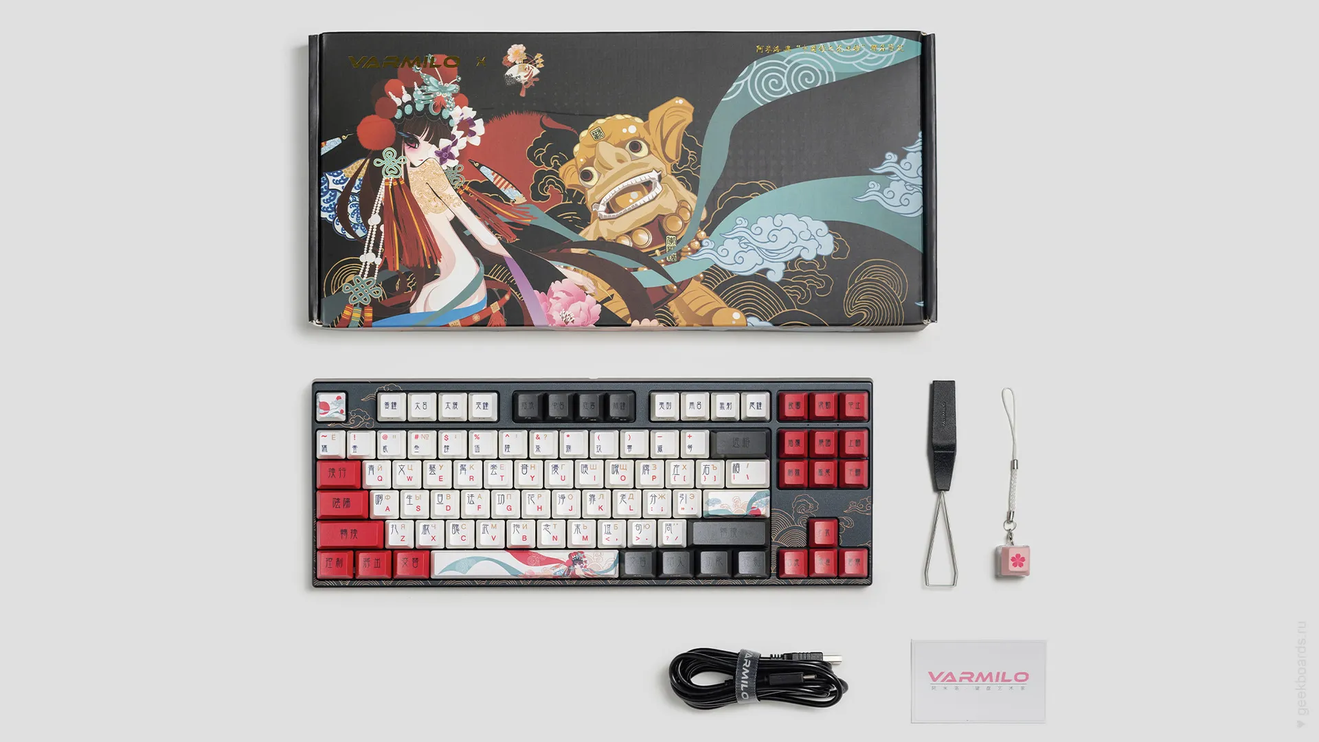 Varmilo Beijing Opera V2 87 — купить на сайте профессиональных клавиатур  Geekboards