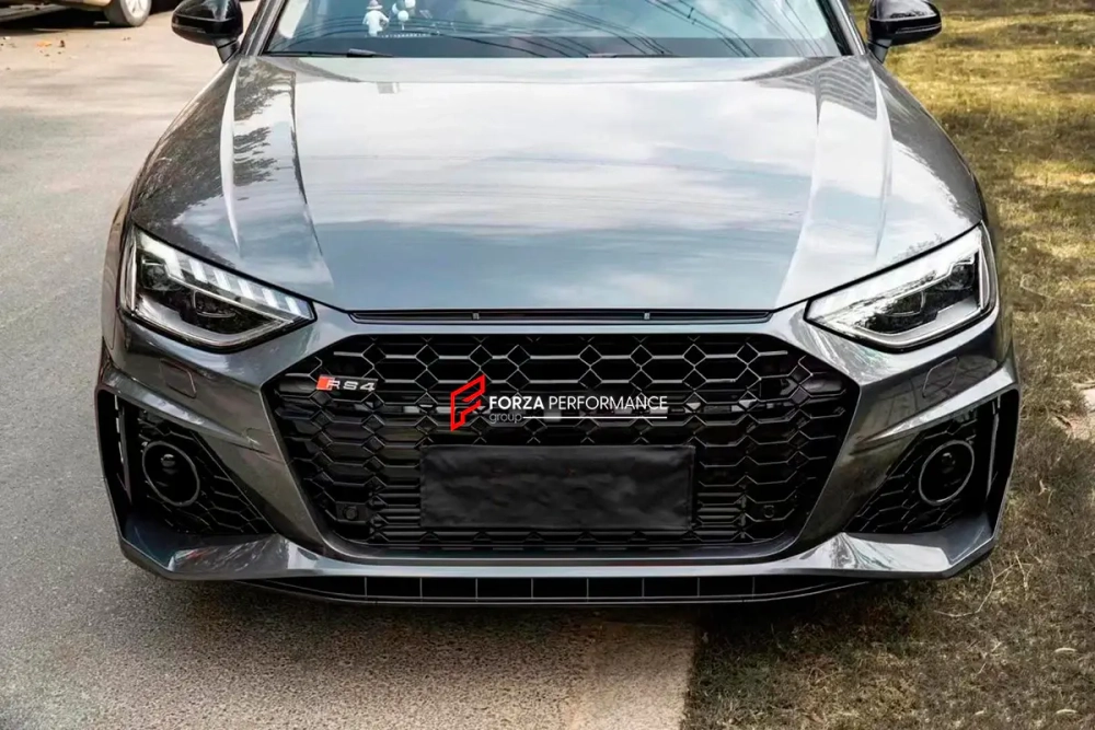 111 Обвес переделка для AUDI из A4 B9 Рестайлинг 2019+ в RS4 B9 Рестайлинг 2019+ Ауди