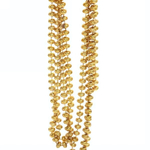 Бусы на ёлку 2,0 м "Жемчуг" 0,68 см, Золото