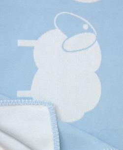 Элитный плед детский Farm голубой от Luxberry фрагмент