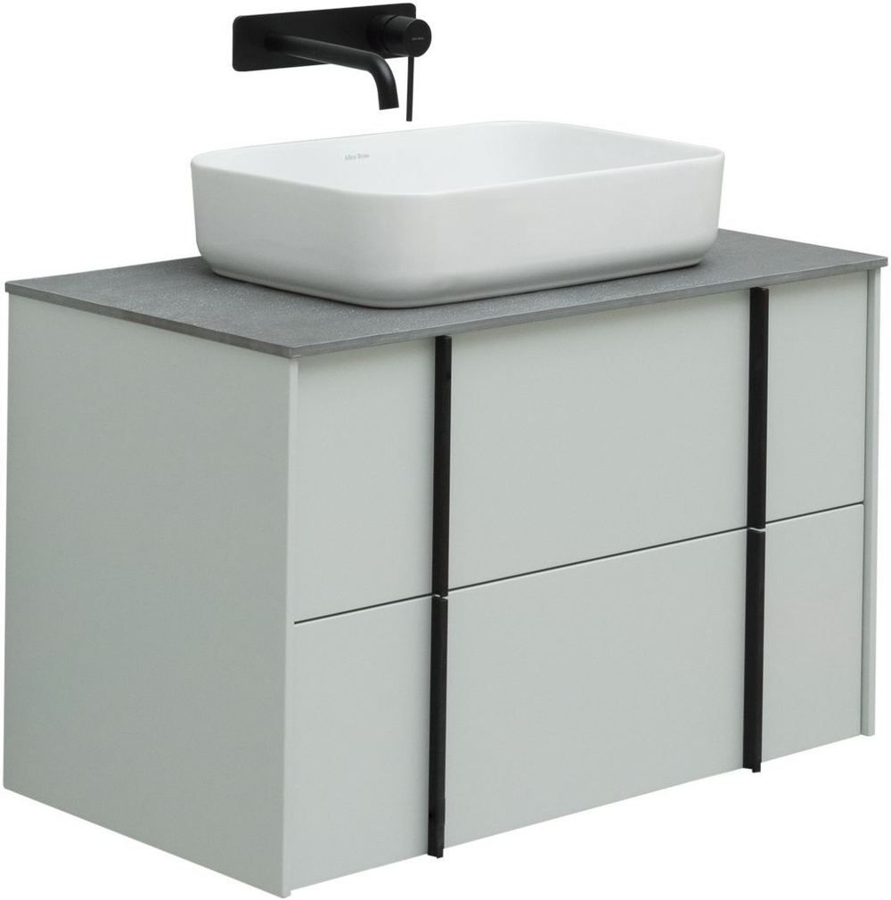 Тумба с раковиной Allen Brau Reality 1.32005.PWM 80 рapyrus white matt