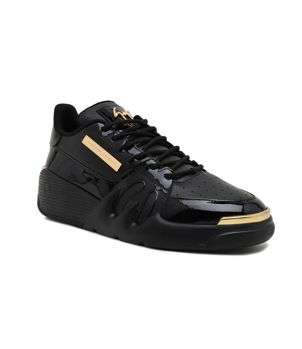 Кожаные кроссовки talon Giuseppe Zanotti - черный(RM40002)