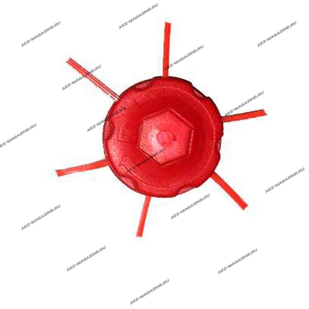 Барабан для лески триммера тип пальчиковая (паук) из пластика, гайка М10х1,25 левая Professional
