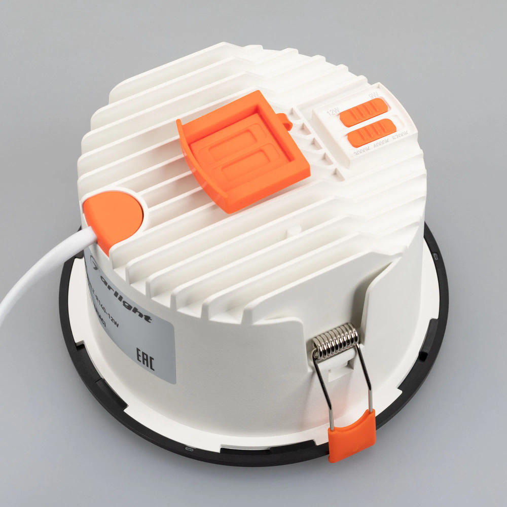 Светильник MS-ALORA-BUILT-R140-12W Day4000-MIX (BK, 40 deg, TRIAC) (Arlight, IP54 Пластик, 3 года) 048092