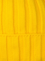 Шапка детская вязаная осенняя с помпоном