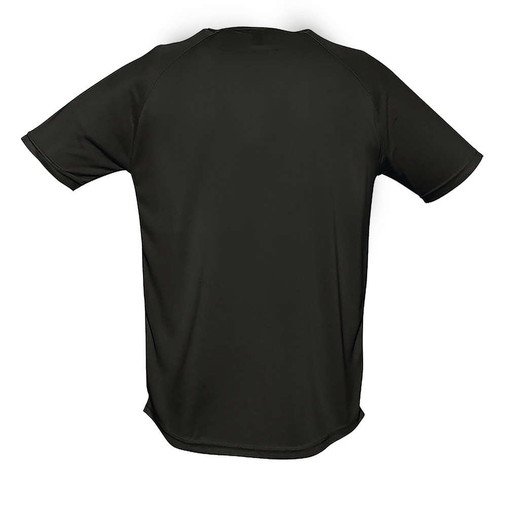 Футболка SPORTY, мужская, полиэстер 140. Чёрный  XXL