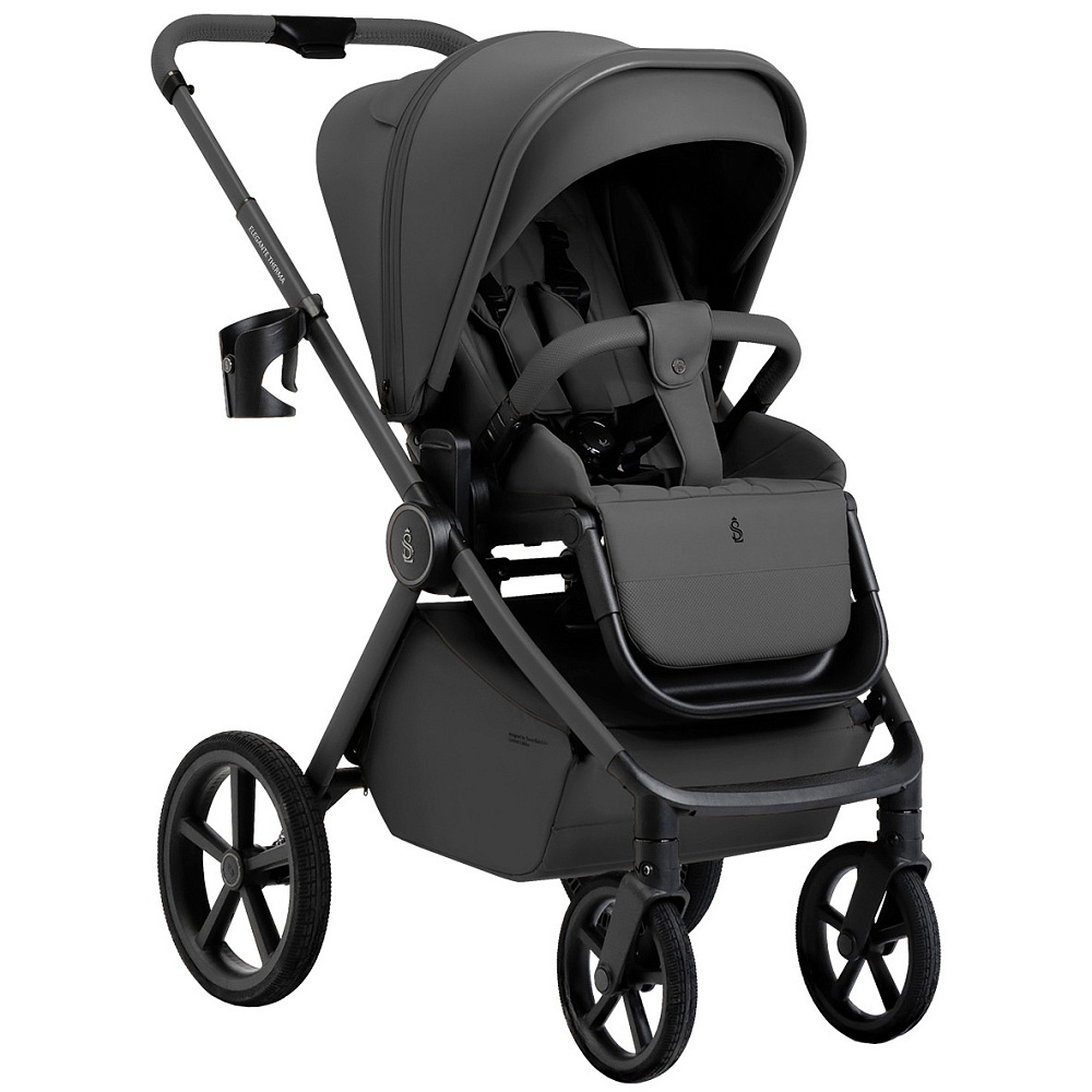 Детская коляска 2 в 1 Sweet Baby SBL Elegante Therma Colore 427712 Dark Grey