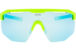 Спортивные очки GOG Argo / Matt Neon Green-Black / White-Blue Lens