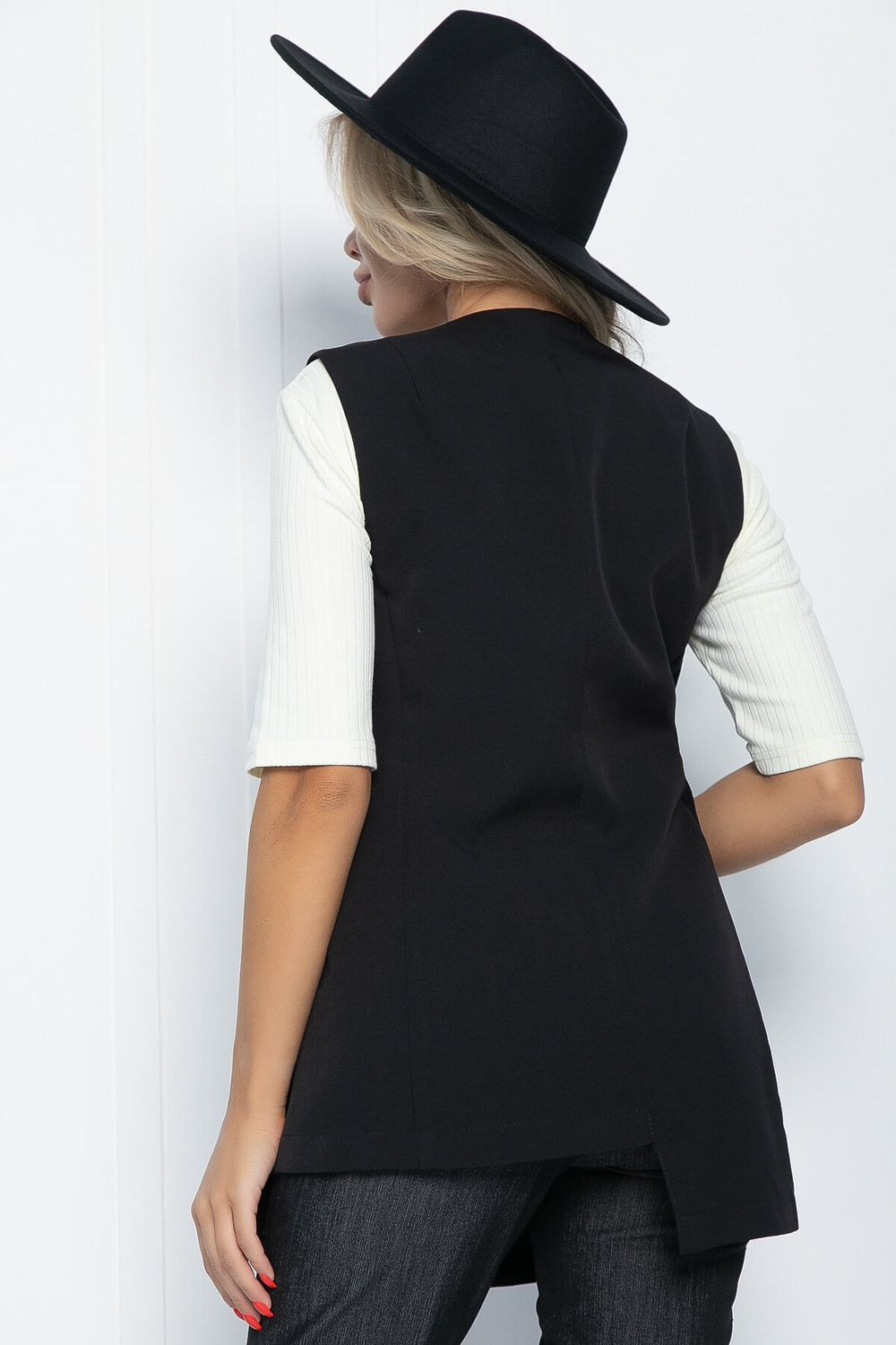 Жилет Твой успех (черный) Б11298 LT Collection