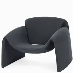 Кресло Linea, тёмно-синяя водоотталкивающая ткань