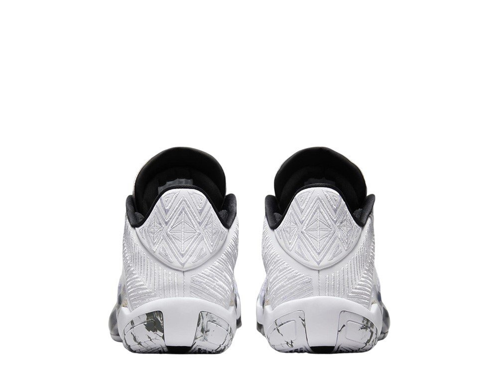 Баскетбольные кроссовки Air Jordan XXXVIII Low White/Black/Pure Platinum/Metallic Gold shoes