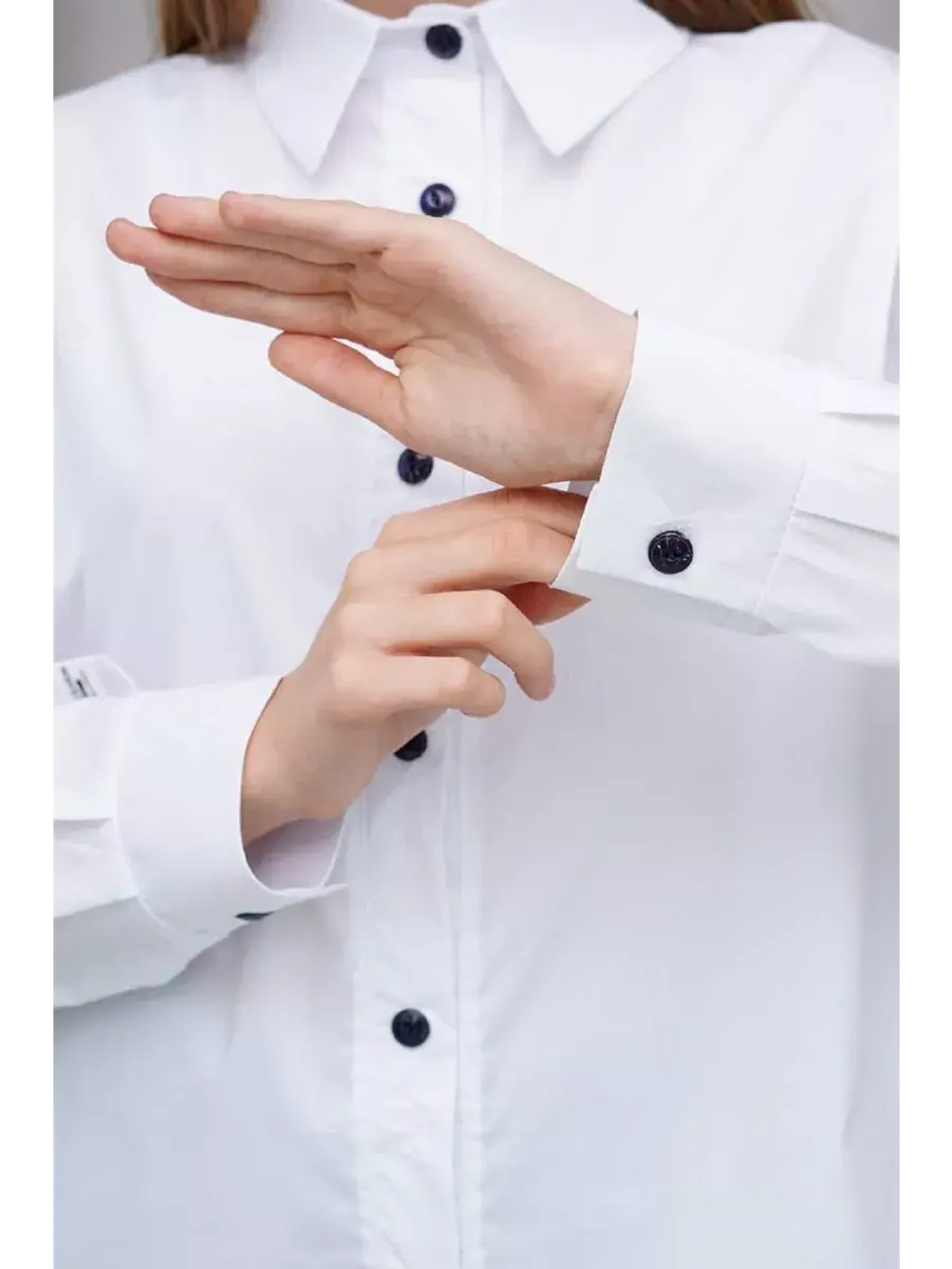 Блузка школьная для девочки оверсайз