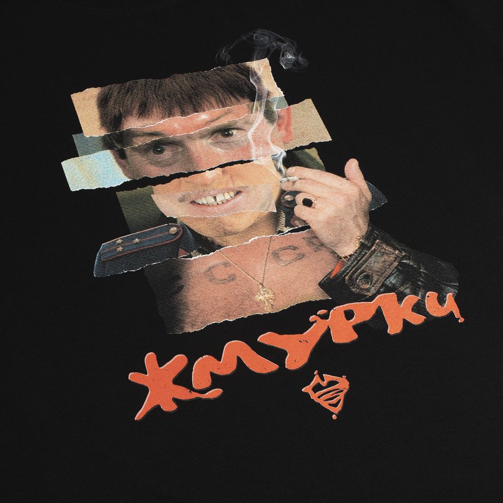 Футболка Питерский щит Жмурки черная