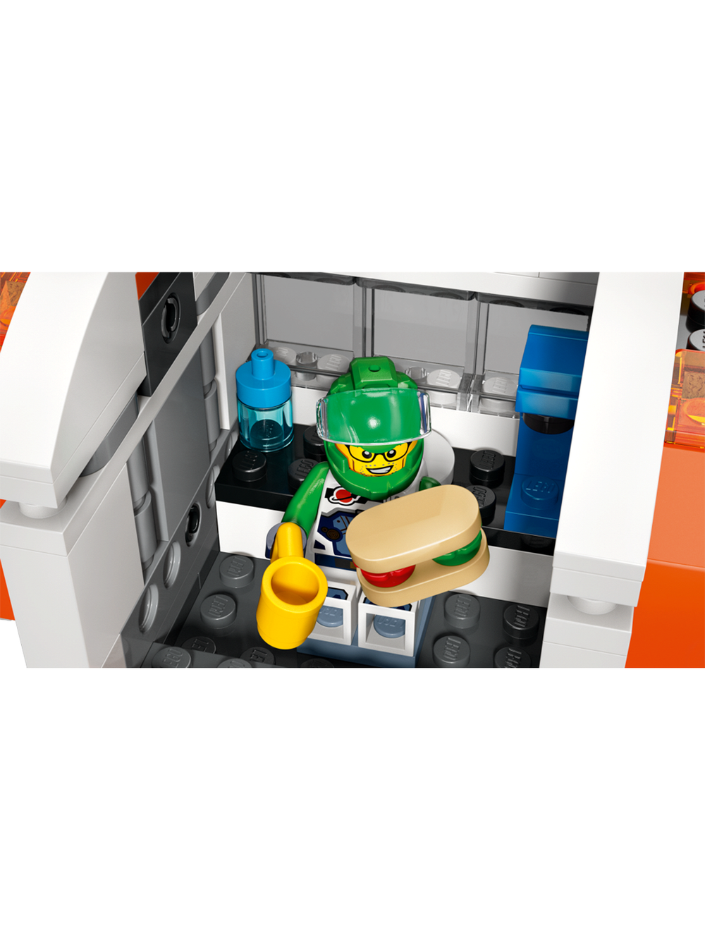 LEGO City 60433 лего Космическая станция, набор для игры с астронавтами, ракета и космическая станция, оригинал LEGO