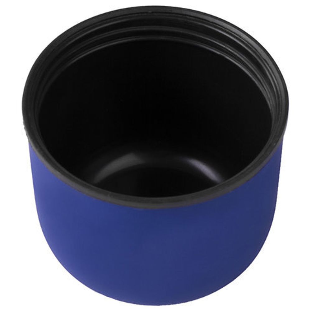 Термос LAIMA классический с узким горлом, 0,75 л, нержавеющая сталь, синий, 605123