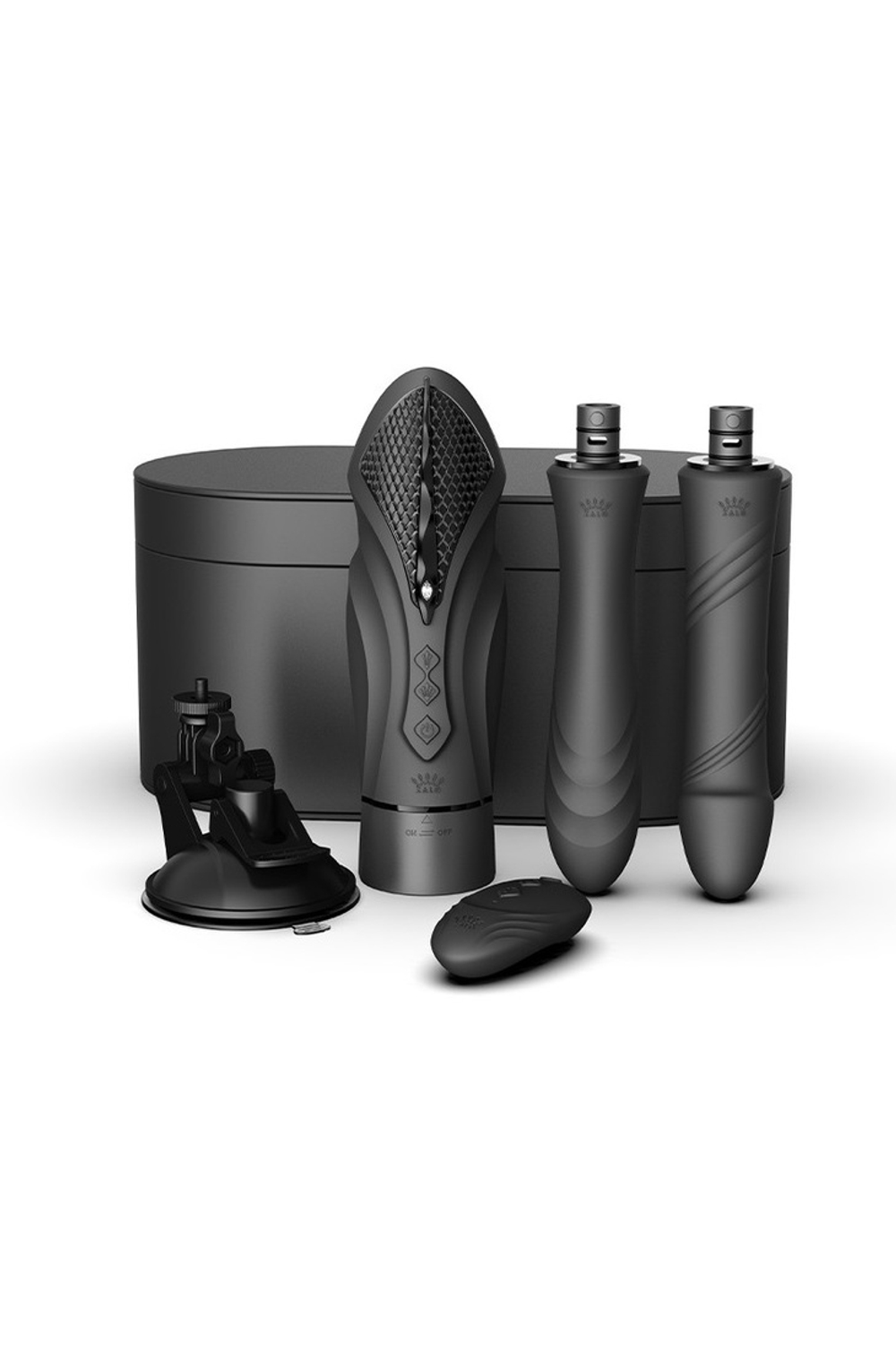 Zalo SESH - Компактная секс-машина с функцией нагрева, двумя насадками и присоской