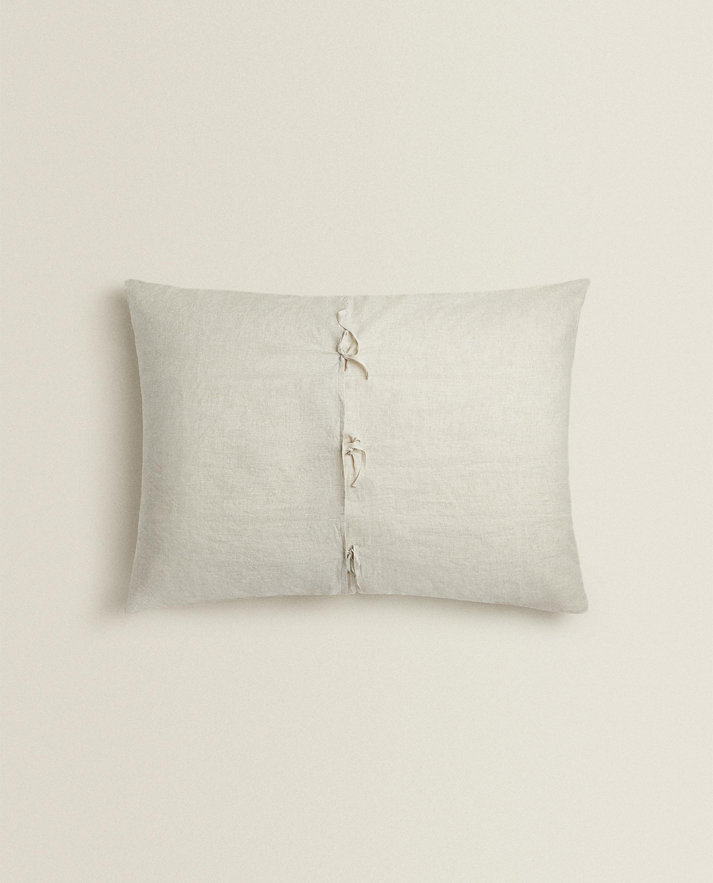 Zara Home наволочка декоративная из льна, светло-бежевый, 70x90 см · 3150/008