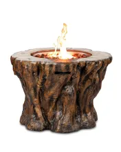 Стол-камин газовый Wood Trunk, Ø88 см, Сlifton