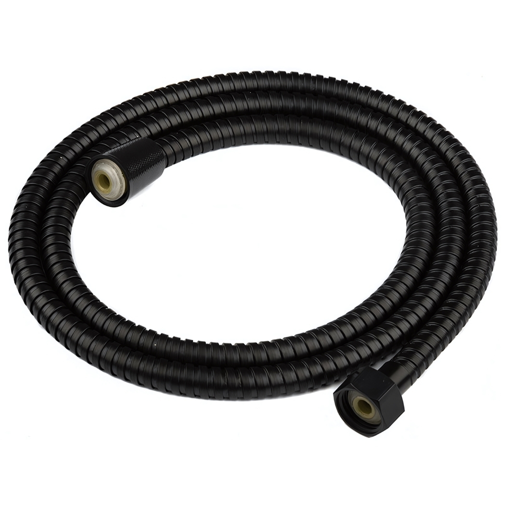 Шланг для душа 150см 1/2-1/2 (черный)
