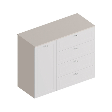 Комод "Лорэн" 1 створка + 4 ящика