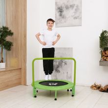 Батут с поручнем DFC JUMPFIT 36&#39;&#39; зеленый