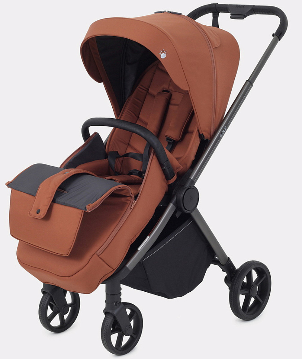 Детская прогулочная коляска Rant Golf RA101 Maroon Brown