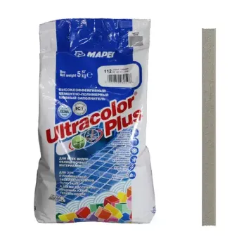 Mapei Ultracolor Plus №112 затирка для швов Серый 5кг