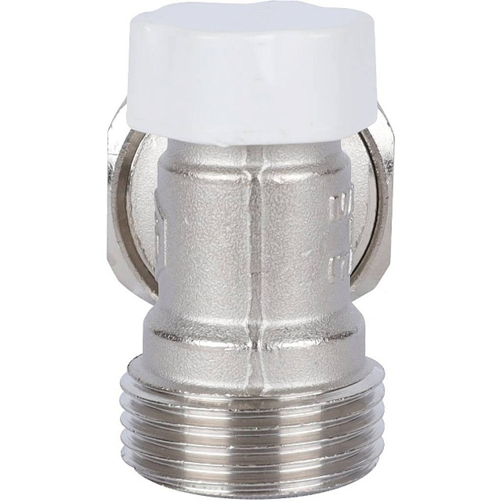 STOUT Клапан запорно-балансировочный угловой 1/2" х 3/4"ЕК