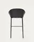 Барный стул Eamy светло-серый с черной отделкой