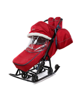 Санки-коляска Pikate Снеговик