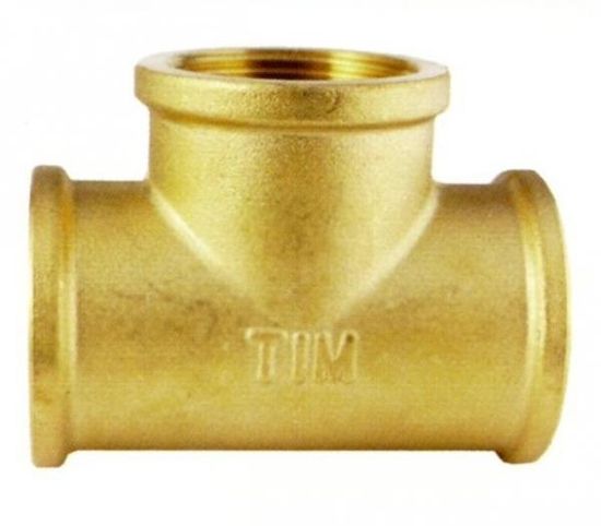 Тройник латунный 1 1/4" ВР-ВР-ВР TIM