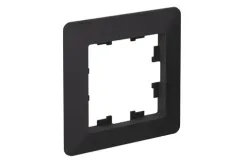 Рамка Systeme Electric ATLASDESIGN AIR 1-постовая карбон 40598