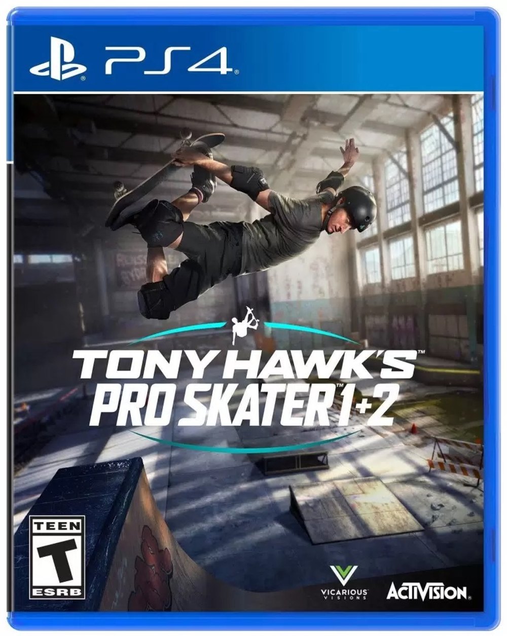 Tony Hawk`s Pro Skater 1+2 [PS4, английская версия] Б/У