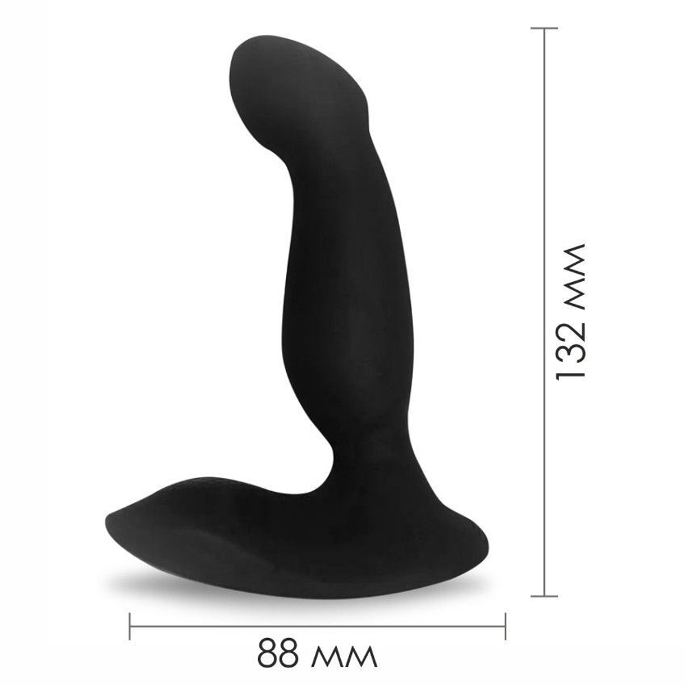 Черный массажер простаты High Feeling-RСT - 13,2 см. (Цвет: черный)