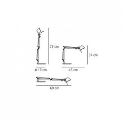 Настольная лампа офисная Artemide  A011800