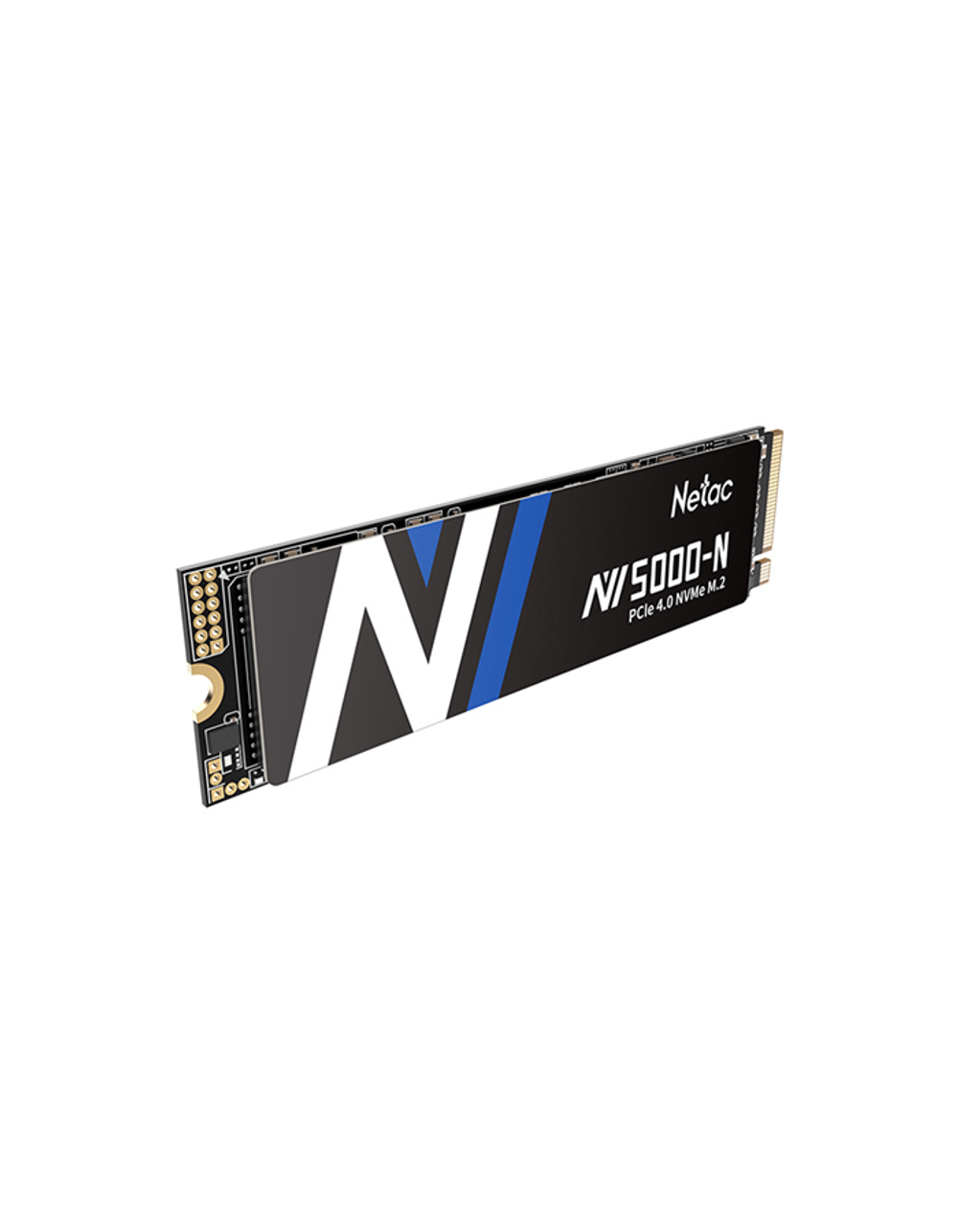 Ssd накопитель Netac SSD NV5000-N 2TB PCIe 4 x4 M.2 2280 NVMe 3D NAND, R/W up to 4800/4400MB/s, IOPS(R4K) 600K/700K, TBW 1280TB, without heat sink, 5y wty